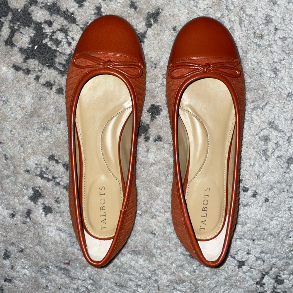 NWOT Talbots Corduroy Ballet Flats